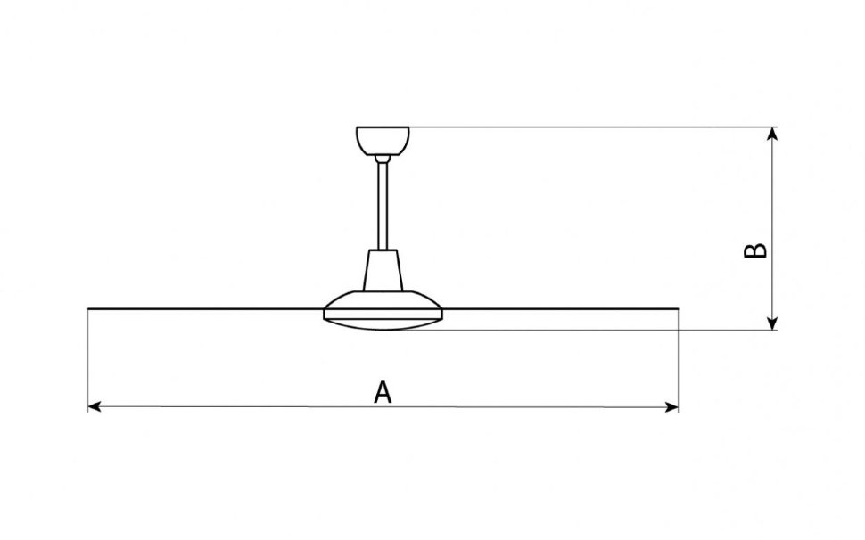 Вентилятор потолочный Vortice Nordik Heavy Duty 200 Италия