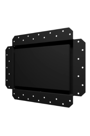 Решетка вентиляционная SGR 300х200 окраш. сталь Matt black ERA