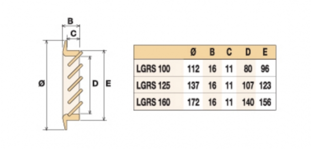 Деревянная решетка, тик 100/100