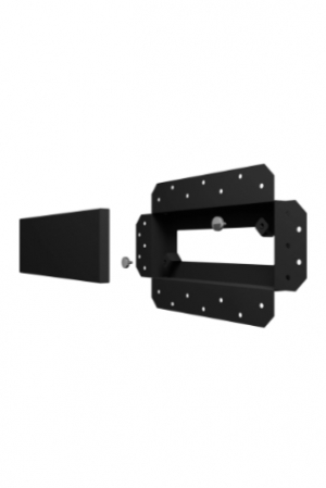 Решетка вентиляционная SGR 250х100 окраш. сталь Matt black ERA